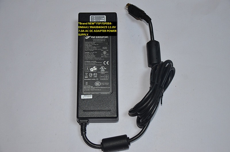 *Brand NEW* 4pin FSP084-DMAA1 FSP 12.0V 7.0A 9NA0840429 AC DC ADAPTER POWER SUPPLY
